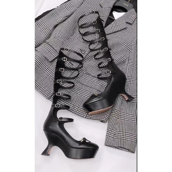 Rare Dior Spring 2023 Aime knee high runway boots Size37IT - Picture 1 of 12